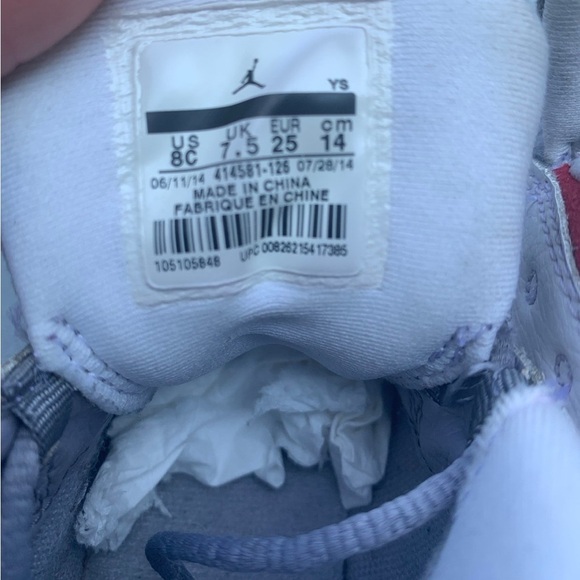 Nike Air Jordan 13 XIII Retro White Red Grey Toe  Sz8C  2014 - Picture 2 of 9